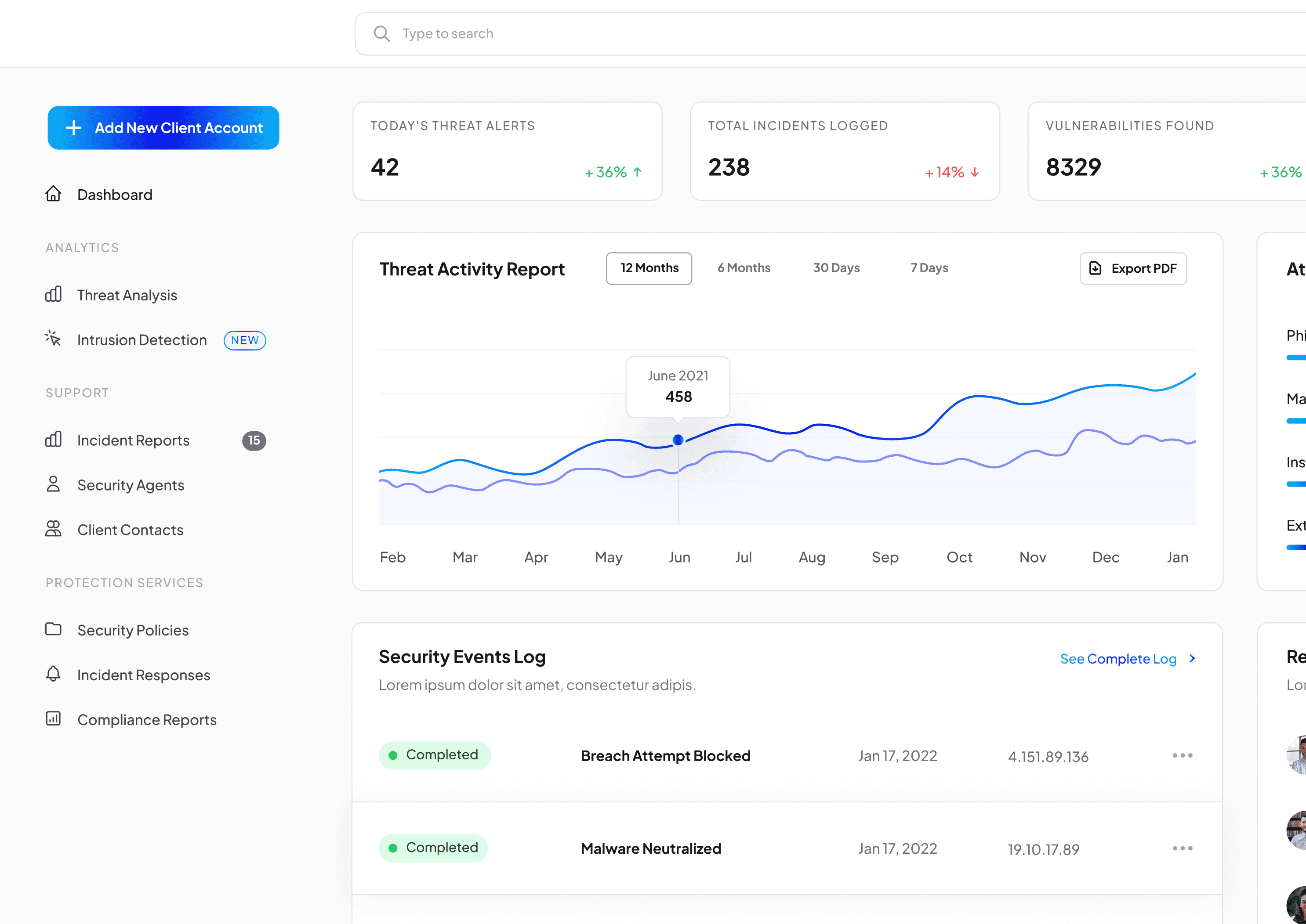 Security Dashboard